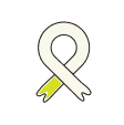 Cancer ribbon icon