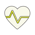 Heart rhythm icon