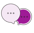 Speech bubbles icon