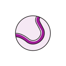 Tennis ball icon
