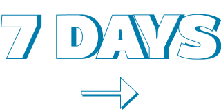 7 days apart